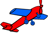 Dibuix Avió de joguina pintat per hugo