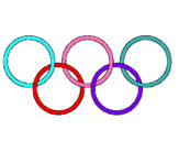 Dibuix Anelles dels jocs olímpics pintat per Jocs Olimpics
