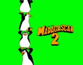 Dibuix Madagascar 2 Pingüins pintat per Quirze
