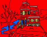 Dibuix Casa encantada pintat per ORIOL MASPONS