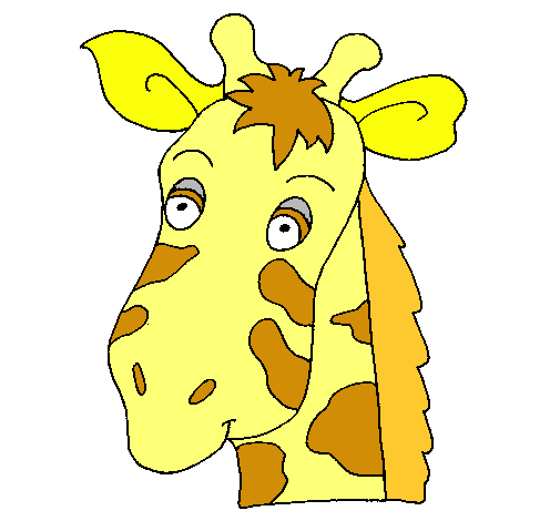 Dibuix Cara de girafa pintat per QUIM