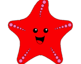 Dibuix Estrella de mar pintat per INGRID