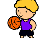 Dibuix Jugador de bàsquet pintat per ainaft15@hotmail.com