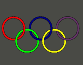 Dibuix Anelles dels jocs olímpics pintat per ainoa curto mola