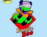 Dibuix BoogieBoo pintat per floquet