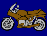 Dibuix Motocicleta pintat per jordi paradeda clara