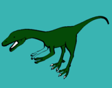 Dibuix Velociraptor II  pintat per Lisandro