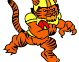 Dibuix Jugador tigre pintat per mahamadou