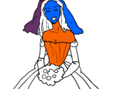 Dibuix Núvia pintat per XENIA T.