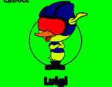 Dibuix Luigi pintat per fegfedgerge