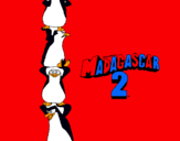 Dibuix Madagascar 2 Pingüins pintat per ROGER