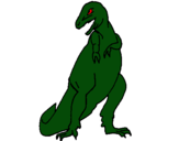 Dibuix Tiranosaurios rex  pintat per JORDI