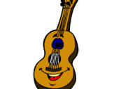 Dibuix Guitarra espanyola pintat per juditsala9@gmail.com