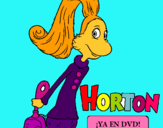 Dibuix Horton - Sally O'Maley pintat per maria viola