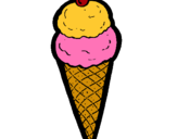 Dibuix Cucurutxo de gelat pintat per Clara 578