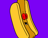 Dibuix Hot dog pintat per DANIELGOMEZGRIS