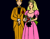 Dibuix Marit i dona III pintat per ares
