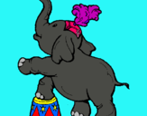 Dibuix Elefant pintat per ANNA