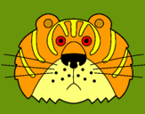 Dibuix Tigre III pintat per albert