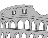 Dibuix Coliseu pintat per Clara 578