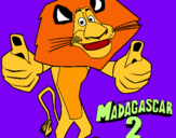 Dibuix Madagascar 2 Alex pintat per joan