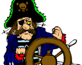 Dibuix Capità pirata pintat per ADRIA  6