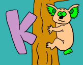 Dibuix Koala pintat per LAIA
