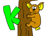 Dibuix Koala pintat per ORIOL