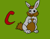 Dibuix Conill pintat per Chaima