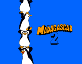 Dibuix Madagascar 2 Pingüins pintat per Ivan A varez Belda