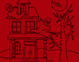 Dibuix Casa fantansma pintat per Selena Gomez