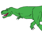 Dibuix Tiranosaure rex pintat per steven