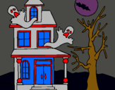 Dibuix Casa fantansma pintat per fatima
