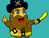 Dibuix Pirata pintat per ferran