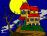 Dibuix Casa encantada pintat per Aina