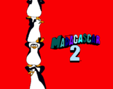 Dibuix Madagascar 2 Pingüins pintat per erica
