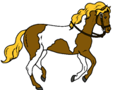 Dibuix Cavall 5 pintat per julia