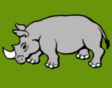 Dibuix Rinoceront pintat per jonathan g.b