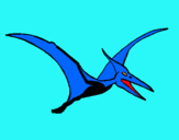 Dibuix Pterodàctil pintat per TEO