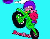 Dibuix BooBob pintat per anna