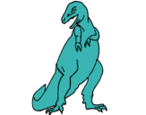 Dibuix Tiranosaurios rex  pintat per arnau