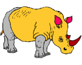 Dibuix Rinoceront pintat per abel