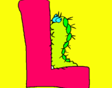 Dibuix Larva pintat per laia 5