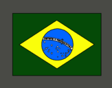 Dibuix Brasil pintat per Brasil