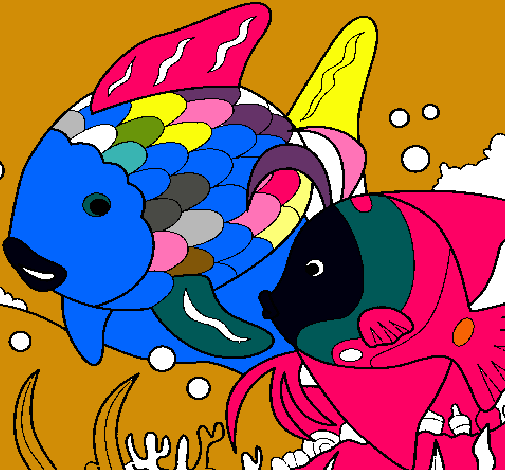 Dibuix Peixos pintat per sheyla1