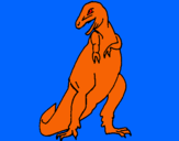Dibuix Tiranosaurios rex  pintat per BERNAT PASCUAL