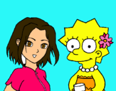 Dibuix Sakura i Lisa pintat per 639455415