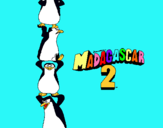 Dibuix Madagascar 2 Pingüins pintat per Carlota  valentines