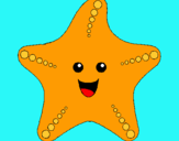 Dibuix Estrella de mar pintat per julia