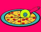 Dibuix Pizza pintat per jaka.j.j.